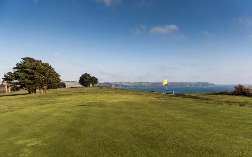 Carlyon Bay Hotel Golf Course 8th Green Back