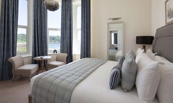 Royal Duchy Hotel room Accommodation with sea views
