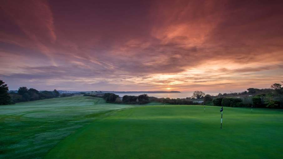 Carlyon Bay Hotel Golf Course at Sunrise