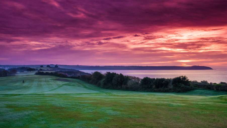 Carlyon Bay Hotel Golf Course at Sunrise