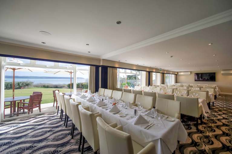 Carlyon Bay Hotel Golf Clubhouse Dining Area and View