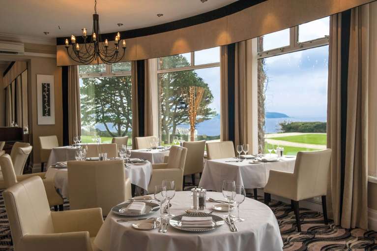 Carlyon Bay Hotel Restaurant Dining Area View