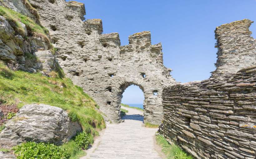 Tintagel Castle Ruins Cornwall