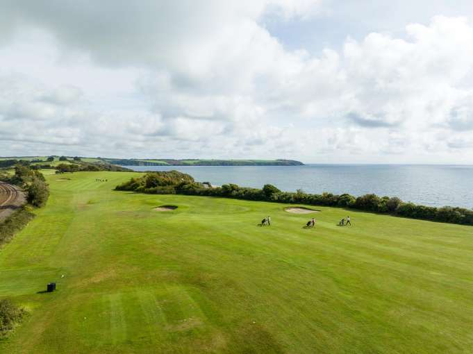 The course at the Carlyon Bay Golf Club