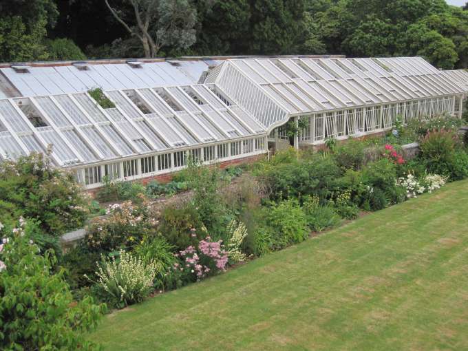 Greenhouses at Tregrehan Gardens