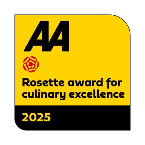 AA 1 rosette award for culinary excellence