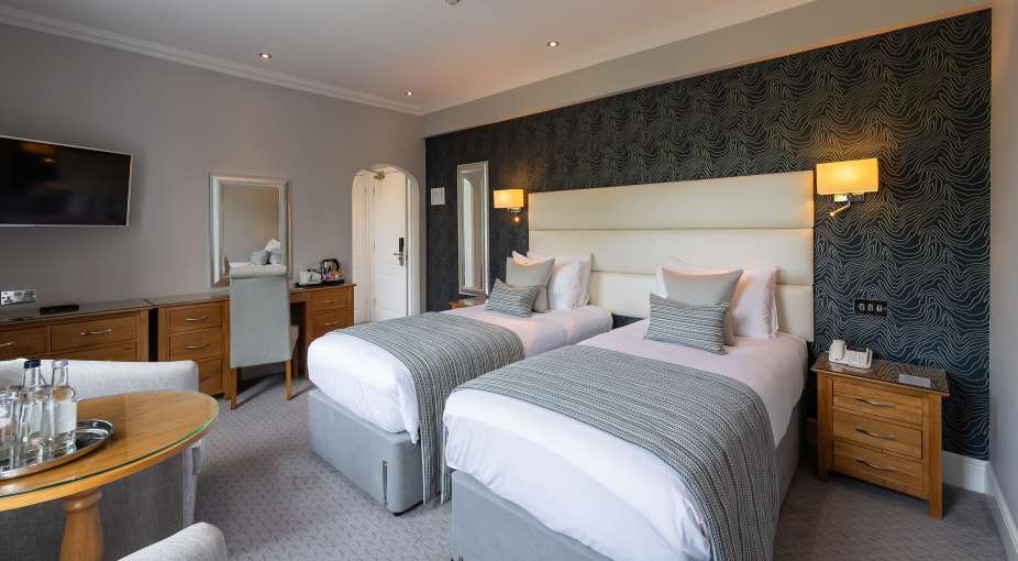 Twin room at Carlyon Bay