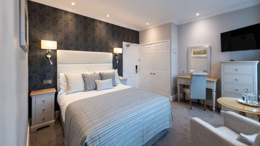 Bedroom at Carlyon Bay Hotel
