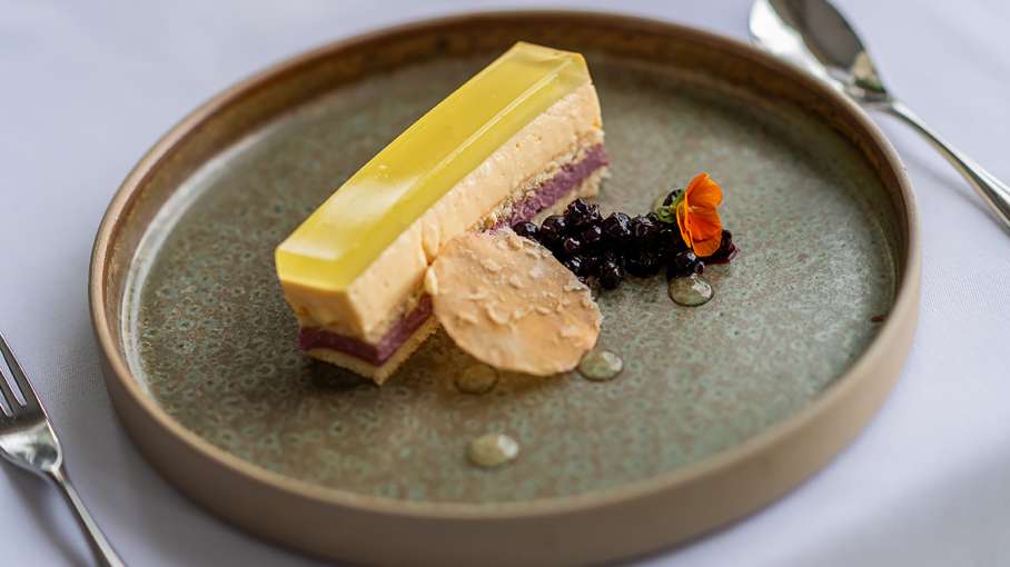 Limoncello Blackcurrant Opera Filo Pastry Crisp