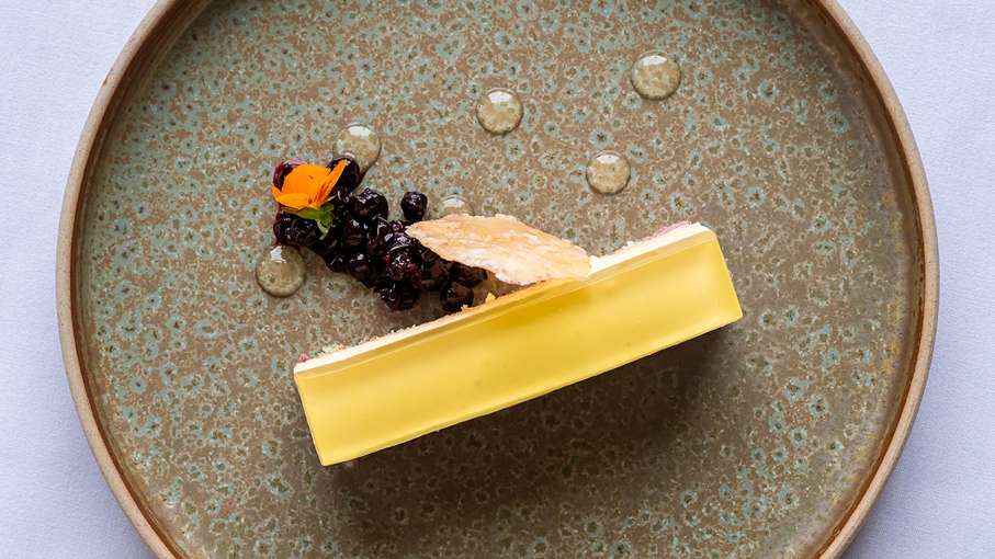 Limoncello Blackcurrant Opera Filo Pastry Crisp