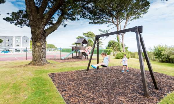 Family playground Carlyon Bay swings and slide