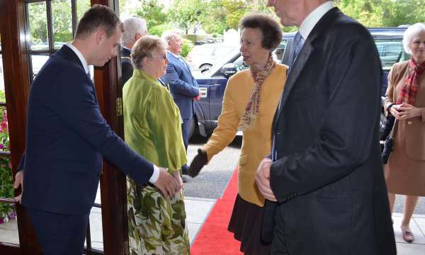 Princess Anne visits The Carlyon Bay Hotel