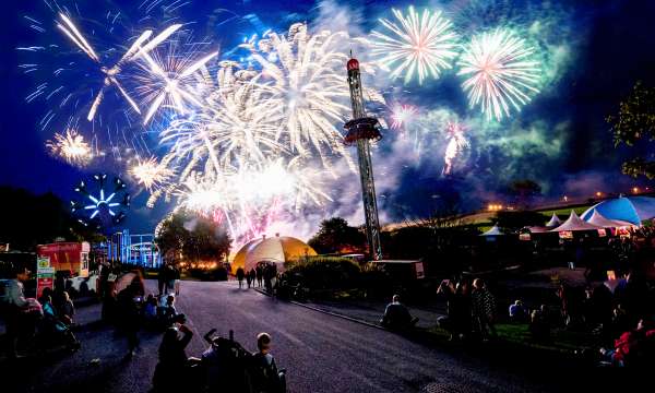 Fireworks at Flambards