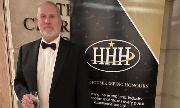 Sean Dalton Header Porter at Carlyon Bay Hotel at the Hotel Housekeeping Honours