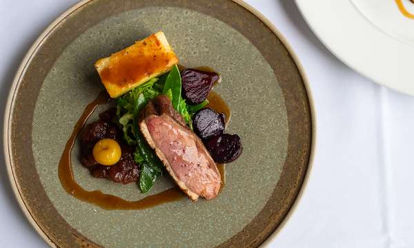 Cornish Honey Glazed Duck and Dauphinoise Potato