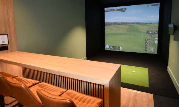 Carlyon Bay Golf Club Simulator Room