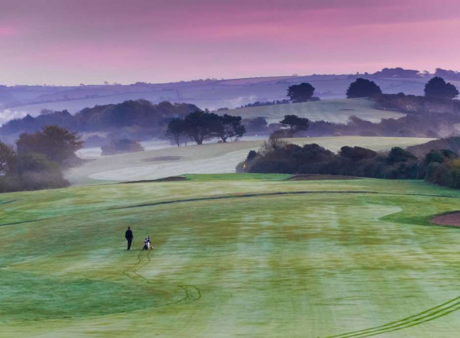 Carlyon Bay Hotel Golf Course at Sunrise