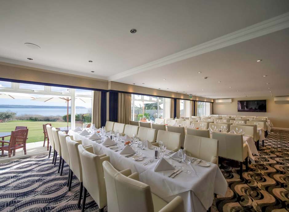 Carlyon Bay Hotel Golf Clubhouse Dining Area and View