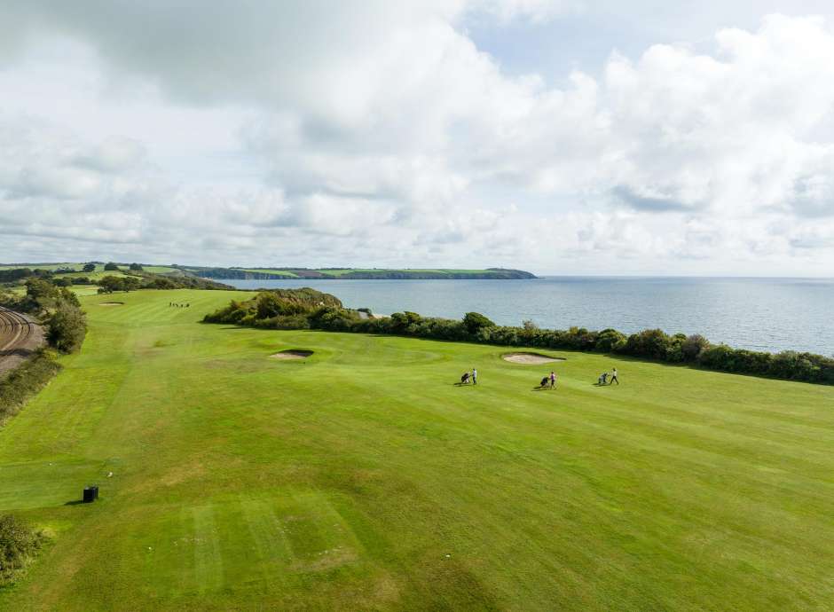 The course at the Carlyon Bay Golf Club