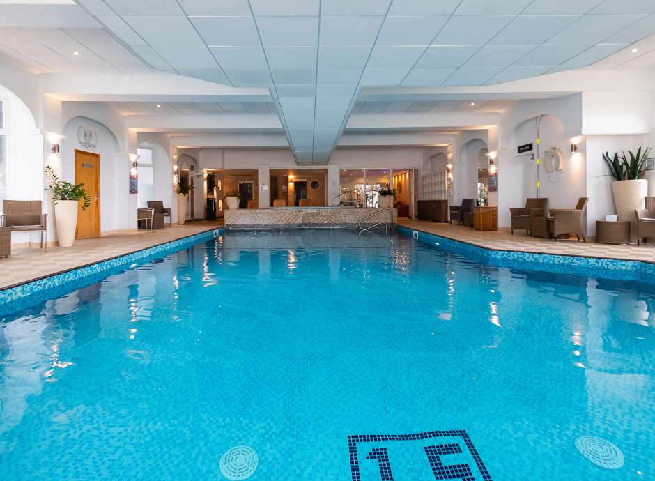 Indoor Swimming Pool at Carlyon Bay Hotel