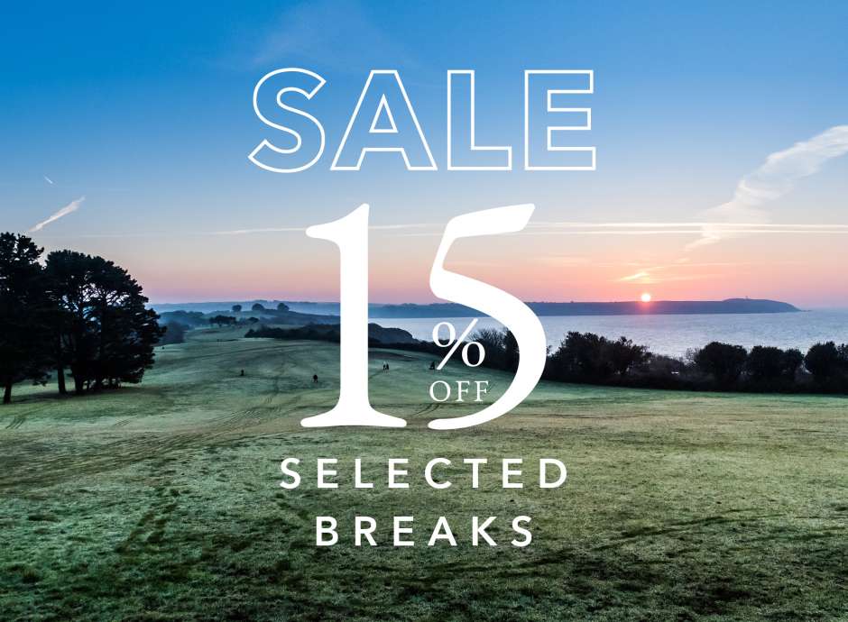 15% off selected breaks