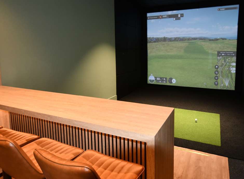 Carlyon Bay Golf Club Simulator Room