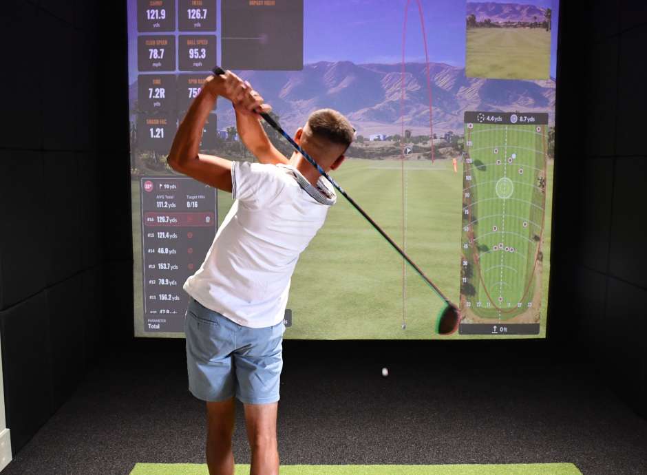 Carlyon Bay Golf Club Trackman Simulator Room