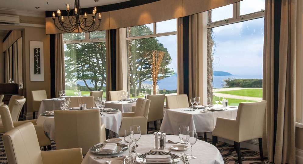 Carlyon Bay Hotel Restaurant Dining Area View