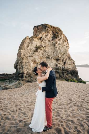 Newlyweds on the Coast