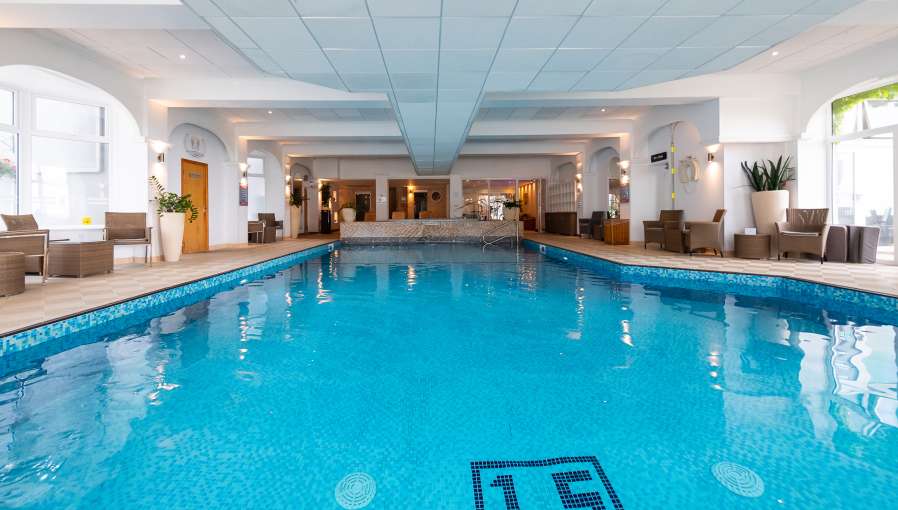 Indoor Swimming Pool at Carlyon Bay Hotel