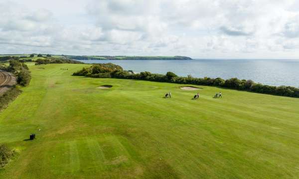 The course at the Carlyon Bay Golf Club