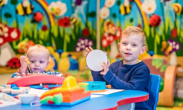 children playing